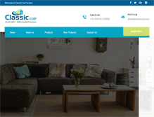 Tablet Screenshot of classiccoir.com